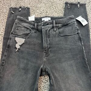 NWT Good American Good Legs Crop denim jeans size 6/28